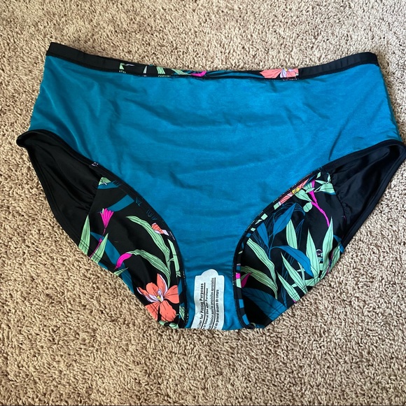 Terra & Sky Tummy Control Mid Rise Bikini Bathing suit swimsuit Bottom size 3X - Picture 7 of 12